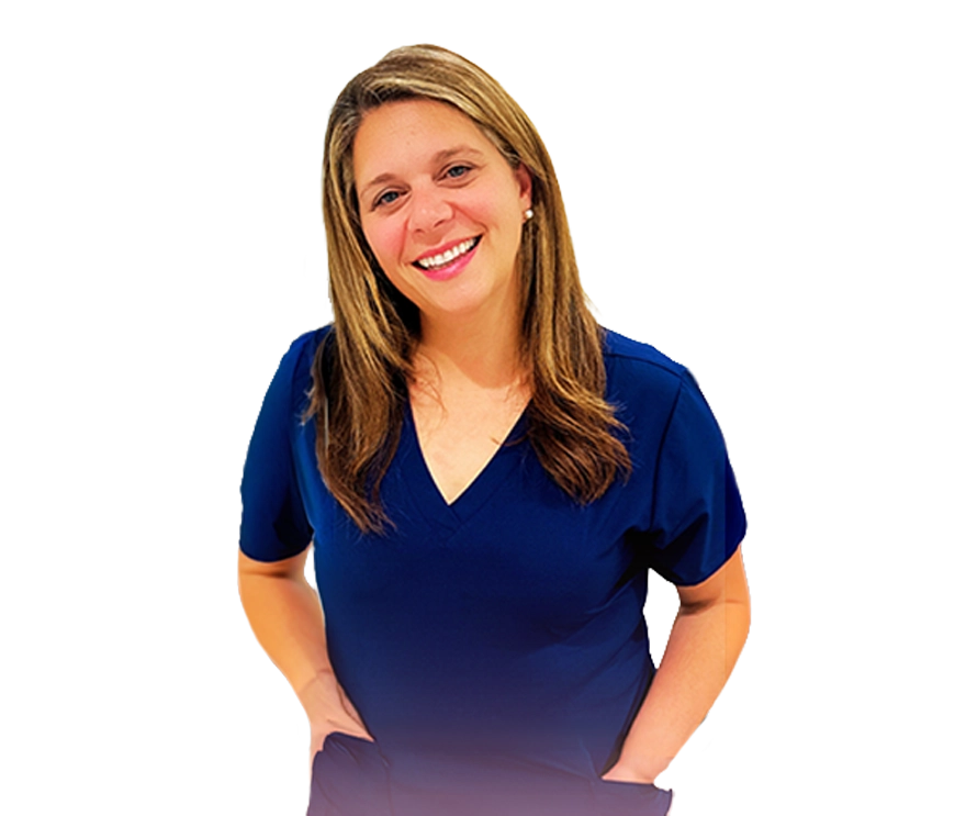 Dr. Laura Livoti wearing scrubs